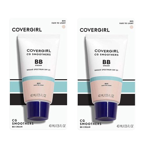 COVERGIRL Smoothers Bb Cream, Fair To Light 805, 1.35 Fl Oz, 2 Count