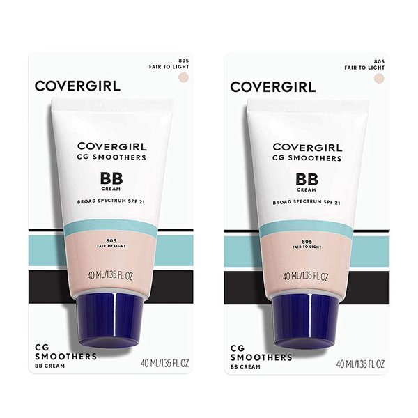 COVERGIRL Smoothers Bb Cream, Fair To Light 805, 1.35 Fl Oz, 2 Count