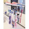 SIMPLELIFE Suction Cup, Mirror, Tile, Wall Mounted, Toothbrush Holder for Bathroom, Does NOT Fall Bathroom Organizer