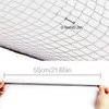 （30Pcs）2 colors Elastic Edge Mesh Invisible Hair Nets Hair Bun Holder for Ballet Dance (yellow)