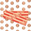 Penny Coin Wrappers, 100 Flat Striped Coin Wrappers