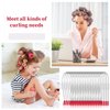 20 Pieces Hot Curler Clips Replacement Pins Kit, Hair Rollers Clips for Long Hair, Portable Travel Hot Roller Strong Securing Pins Fit 1.25 Inches sizes Hot Rollers