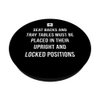 Seat Back Tray Lock Airplane Flight Passenger Airport Pilot PopSockets Swappable PopGrip
