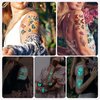 EMOME 100+ Styles Glow + Glitter Tattoos for Butterfly Birthday Decorations, Glitter Tattoo Stickers for Women, Luminous Art Temporary Tattoos for Adults Butterfly Party Favors Supplies (30 sheets)