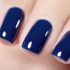 Vishine Gel Nail Polish 15ml, Navy Blue Color Soak Off UV LED Long-Lasting Nail Gel Polish Nail Art Home DIY Manicure Nail Salon Varnish #913
