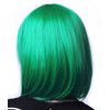 SWACC 11” Women Short Straight Synthetic Bob Wig Candy color Cosplay Wig Anime Costume hairpiece for Party with Wig Cap (Green-04)