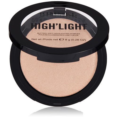Rimmel High'Light Pressed Powder, Candlelit 002, Shelf Pack of 2