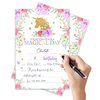 4x6 Magical Birthday Invitations, Magical Invitations For Girls Birthday, Birthday Invitations Girl, Kids Birthday Invitations, Magical Party Supplies for Birthday, 20 Cards with 20 Envelopes.(01) (5)