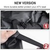 HIMAL HIMAL ATV Seat Cover Waterproof 420D Polyester Oxford, Compatible with Most ATV for Sportsman, Rancher, Foreman, Scrambler, Black