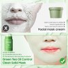 PAINISTIC Green Tea Mask Stick Blackhead Remover, Face Masks Skincare for Face Moisturizing & Oil Control, Green Tea Purifying Clay Clean Face Mask for All Skin Types Men and Women