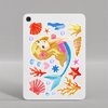 FLYSONG Diamond Art Kits for Kids Adults,DIY Cartoon Mermaid/ 22 Pcs Creative Diamond Art Stickers - Gem Painting Craft Mosaic Stickers by Number Kits (Mermaid/)