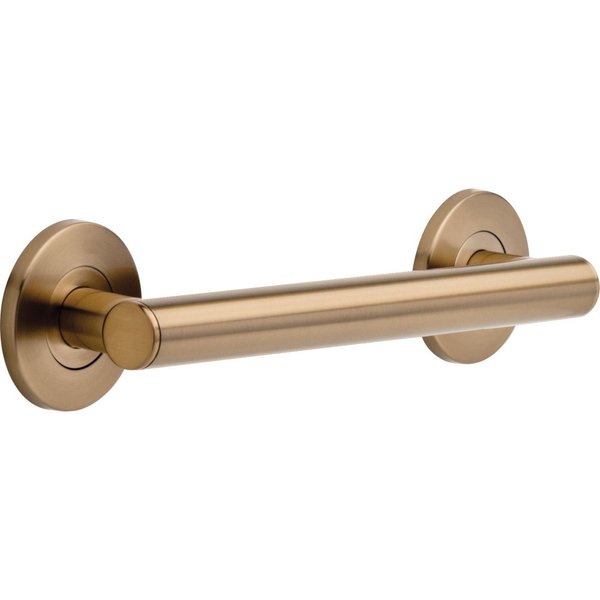 Delta Faucet 41812-CZ Contemporary Wall Mounted 12" ADA Decorative Bath Safety Grab Bar in Champagne Bronze