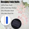 24 Pcs Flower Press on Nails Short Oval Pink Fake Nails with Cat Eye Designs Golden Foil Flowers False Nails Glue on Nails Full Cover Floral Acrylic Nails for Women Girl Reusable Nail Supplies