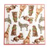 Entertaining with Caspari Luncheon Napkins, Wild Christmas, Ivory, Pack of 20