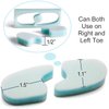 Sumifun Toe Spacers, 8 Packs of Toe Separators for Align Toes and Overlapping Toes and Hammer Toe Pain Relief