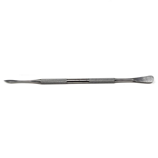 A2Z Lab Spatula Rounded & Pointed Ends - Stainless Steel Sampling Filling Spatula Mixing Transfering Spatula for Cosmetic Lab Handling Cream, Gel, Powder- Laboratory Supplies for Experiments