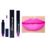 Leilanis Beauty Matte Liquid Lipstick in Ruby Red, Cruelty Free Vegan Formula, Long Lasting Smudge Proof Color (Bright Pink)