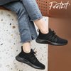 Feethit Womens Slip On Running Shoes Non Slip Walking Shoes Lightweight Gym Workout Shoes Breathable Fashion Sneakers All Black Size 8