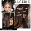 Iaceble Boho Evil Eye Hairclip Barrette Hollow Eye Side Clip Hairpin Gold Eye Hair Clips Pin Metal Evil Eye Hairclips Decorative Hair Accessories for Women and Girls Headdress