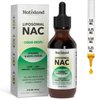 Liposomal Liquid NAC Drops, NAC Supplement N-Acetyl Cysteine, NAC 600 mg with Milk Thistle & Quercetin for Adults & Kids, Liver & Lung Support, Immune & Antioxidant, Skin & Cellular Health, 2 Fl Oz