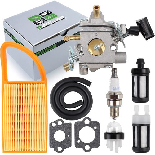 partszen Carburetor for Stihl BR500 BR550 Backpack Leaf Blower Parts for Zama C1Q-S183 with Air Filter Fuel Line Carb Tune Up Kit