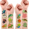 Cute Sea Turtle Temporary Tattoos Turtles Birthday Party Decorations Favors Supplies Ocean Sea Themed Stickers 10 Sheets 105 PCS Gifts for Baby Girls Boys Decor Class School Carnival Christmas