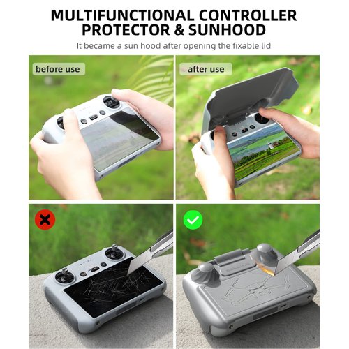 YYFRIEND Drone Accessories Remote Control Screen Protector Lens Hood for DJI RC