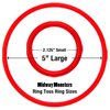 MIDWAY MONSTERS 12 Pack Small Ring Toss Rings - for Carnival Games, Backyard, Outdoor, and Other Parties and Events - 2.5" in Diameter
