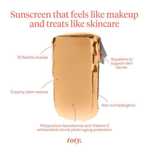 Ilumina CC Creamy Compact SPF 50+ Mineral Broad Spectrum Sunscreen for Face - Tinted Blurring Balm SPF- Matte, Light Coverage - Water & Sweat Resistant - All Skin Types - By Sofia Vergara, 10g 2C