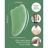 MoHern Gua Sha Massage Tools, 4 Pcs Gua Sha Tools of Multi-Shapes, Guasha Scraping Massage Tools for Face and Body