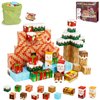 Magnetic Blocks-Build a Fantasy World Christmas Edition Magnetic Tiles,112Pcs Magnetic Building Blocks Educational Toys,Magnetic Blocks for Kids Ages 3 4 5 6 7 8 STME Montessori Sensory Toys (112P)