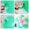 100 Pieces Flower Balloon Clips Balloon Holder Balloon Flower Clips for Balloon Arch for Baby Shower Wedding Event Decorations Birthday Party Supplies (Pinwheel Style)