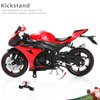 Risopen 1/12 SUZUK1000R Motorcycle Model Toy Mini Alloy Metal Diecast Motorcycle Model Red Motorcycle Model Toy Sport Motorcycle Racing Model Collection Gift for Men Kid Boy