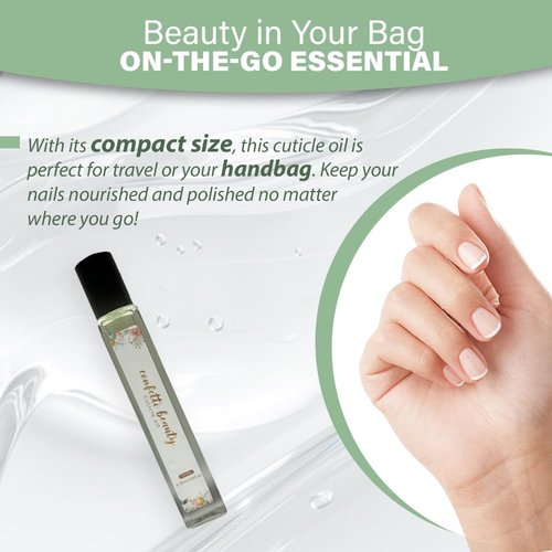 Cuticle Oil Pen For Nails - Nail Growth Oil & Manicure Essential With Vitamin E, Jojoba - Cuticle Softener & Repair – Rollerball Variation – Paraben Free