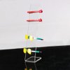 3pcs Clear Acrylic Hair Clip Display Stand L-Shaped Hairpin Display Holder Hairpin Holder Hair Clip Organizer Stand Holder Accessories for Girls Women