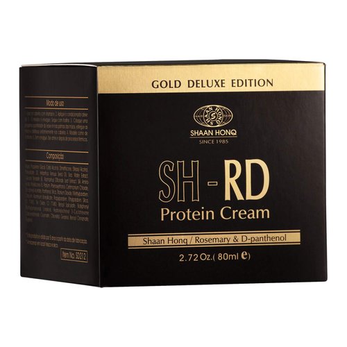 SH-RD Protein Cream Gold Deluxe Edition | Deep Conditioner for Dry Damaged Hair | Leave-In Hair Protein w/Rosemary & Gold Leaf | Repair Split Ends, Promote Shine - 2.71oz/80ml