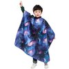 PERFEHAIR Kids Haircut Barber Cape Cover for Hair Cutting,Styling and Shampoo - Space Starry Sky Printing