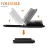 Travel Hair Brush with Mirror and Massage Comb - 2 Pack Foldable Compact Hair Styling Tools for Women and Men