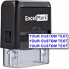 Custom Self-Inking Stamp - Up to 3 Lines - 11 Color Choices and 17 Font Choices (Small)