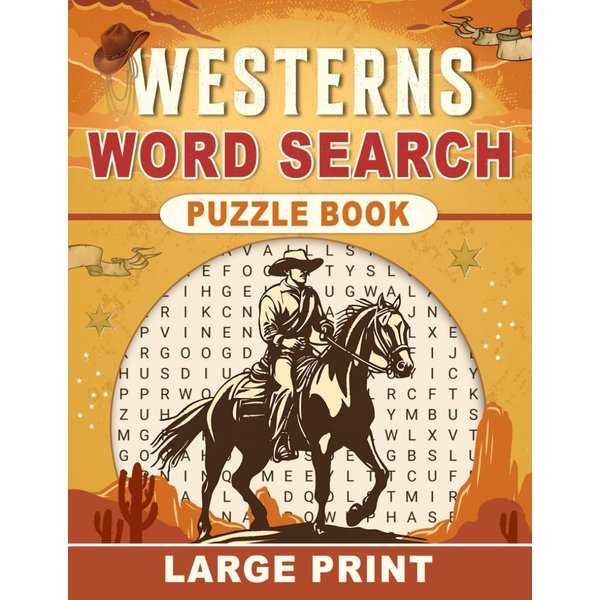 Westerns Word Search Puzzle Book
