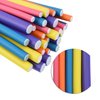 30 Pieces Flexi Curling Rods No Heat Hair Curlers 9.45 Inch Hair Curlers for Short, Medium and Long Hair (5 Colors)