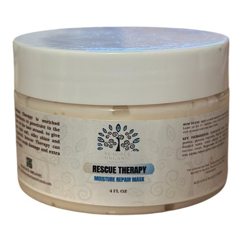 Rescue Therapy Mask - Egg Protein Hair Treatment for Dry Damaged Hair - Moisturizing Hair Mask - 4oz