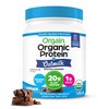 Orgain Organic Vegan Protein Powder + Oat Milk, Chocolate - 20g Plant Based Protein, Gluten Free, No Dairy, Soy or Lactose Ingredients, Low Sugar, Non-GMO, Kosher, For Shakes & Smoothies - 1.05lb
