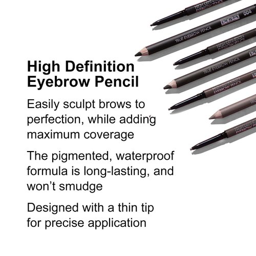 PUPA Milano High Definition Eyebrow Pencil - Easily Shape And Define Flawless Eyebrows - Fill And Volumize For Beautiful Thick Brows - Sculpt Your Arches With Smooth Precision - 002 Brown - 0.003 Oz