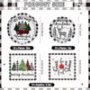 144Pcs Buffalo Plaid Christmas Decorations Christmas Party Supplies Tableware Set Christmas Buffalo Plaid Decorations Christmas Plates and Napkins for Christmas Party Decorations