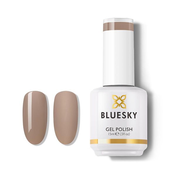 BLUESKY Gel Nail Polish - Soak Off Gel Polish UV/LED Lamp Cures, Pintura de Gel para Uñas, Long Lasting, Vegan, 15ML, 63922P/BEIGE TAN