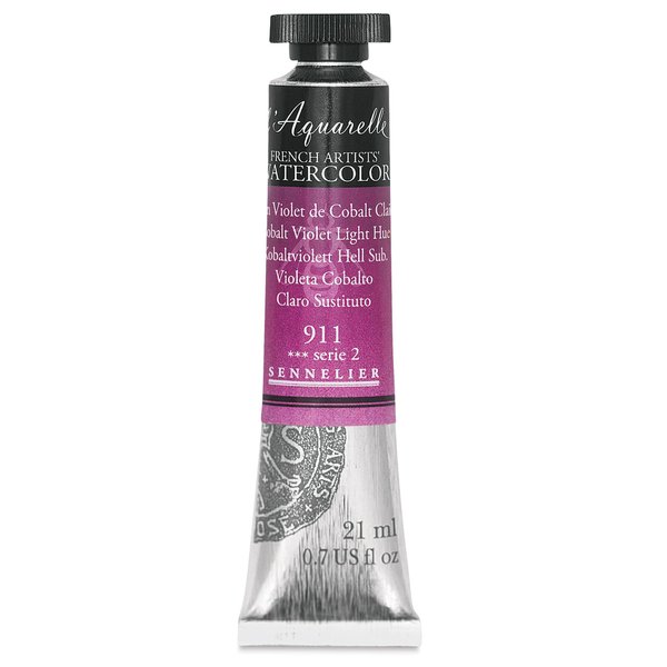 Sennelier French Artists' Watercolor, 21ml, Cobalt Violet Light Hue S2