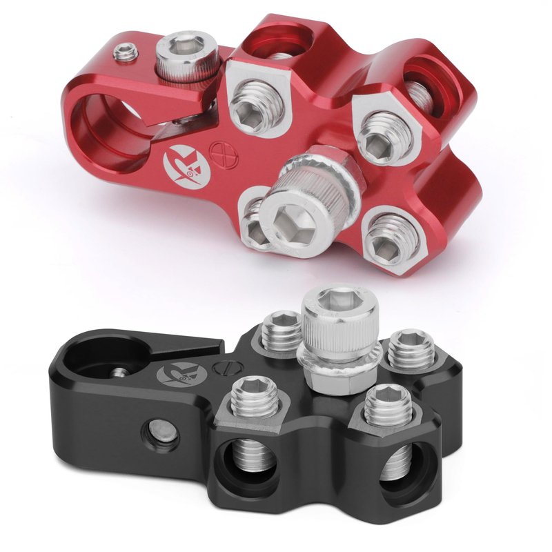 Lead Acid Battery Terminal 4-way Terminal Clamps with Positive and ...