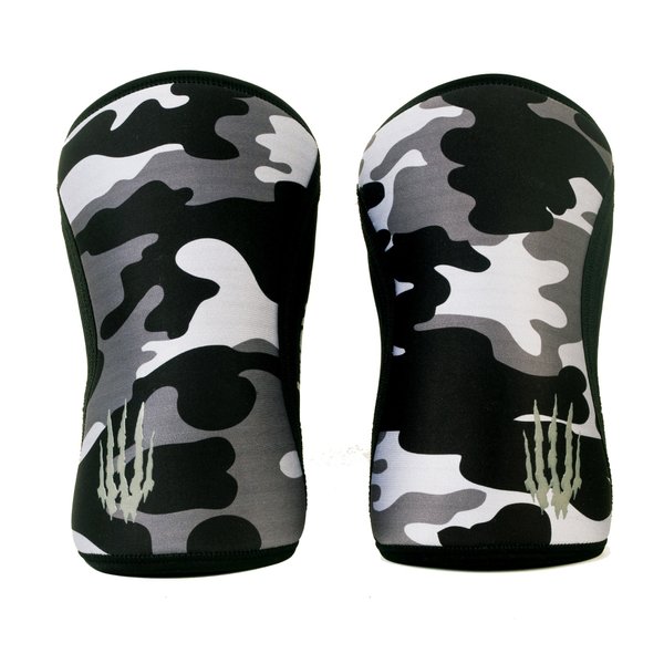Bear KompleX Compression Knee Sleeves, Fitness & Support for Workouts & Running. Sold in Pairs-Training, Weightlifting, Wrestling, Squats & Gym Use. 5mm&7mm Thick, Multicolor Options