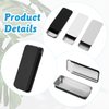 Bremorou Metal Tin Box, 3Pcs Small Tin Containers Mini Tin Box Metal Slide Top Tin Containers Small Tin Box Metal Tins With Lids For Wedding Jewelry Lip Balm Container Cosmetic Organizer(3 Colors)